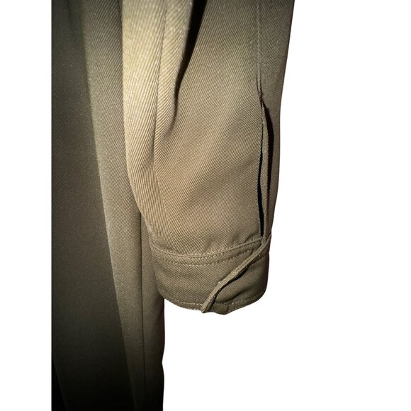 Anthropologie Harlyn Size 8 Green Military Jumpsuit Utility Coverall Army Pants - Picture 4 of 9